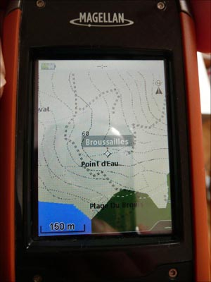 GPS Triton 2000 : Carto précise