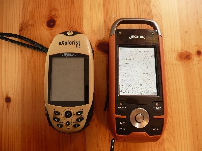 GPS Triton 2000 : comparaison avec Explorist 210