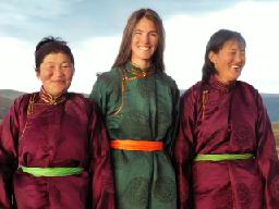 MONGOLIE vêtement traditionnel mongol : la deel