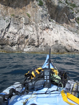 VHF étanche utilisée en kayak de mer