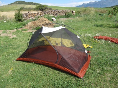 Tente MSR Carbon Reflex 2 :  tente intérieure