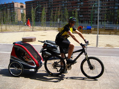 remorque à vélo pour enfant Chariot Corsaire XL