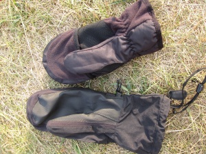Gants / moufles 3 couches Vaude Argon event 3 in 1 glove avec sous couche intermédiaire : la moufle-mitaine