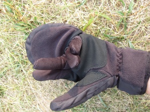 Gants / moufles 3 couches Vaude Argon event 3 in 1 glove : couches intermédiaires : la moufle-mitaine et le sous-gant