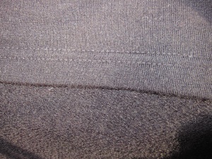 Haut manches longues Ortovox laine Merino 240, tissus externe et interne (tissage type éponge douce) 