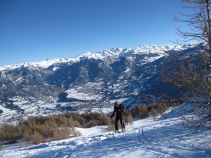 Ski de rando avec les sous-vêtements Mizuno Breath Thermo