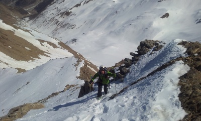 Ski de rando dans les Hautes-Alpes avec la veste Millet Ltk Gtx jacket
