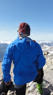 Ski de rando dans les Hautes-Alpes avec la veste Millet Trilogy Gtx jacket, 2800m