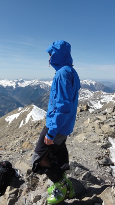Ski de rando dans les Hautes-Alpes avec la veste Millet Trilogy Gtx jacket, 2800m