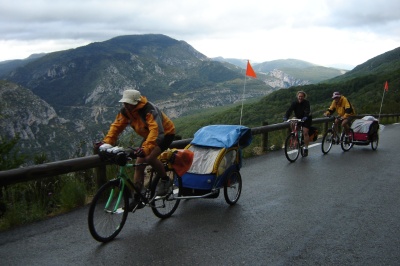 Voyage à vélo - Gorges du Verdon en famille