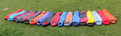 Test comparatif de 18 sacs de couchage en duvet, autour de -10°C et 1kg