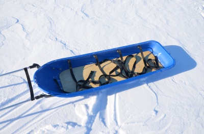 Pulka Snowsled Ice Blue Trail