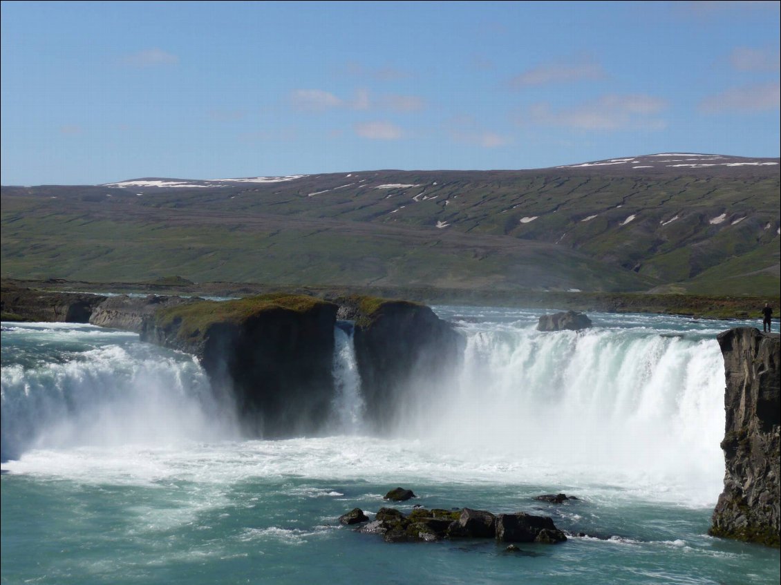 L'eau coule en abondance en Islande :-).
Photo : Johanna
