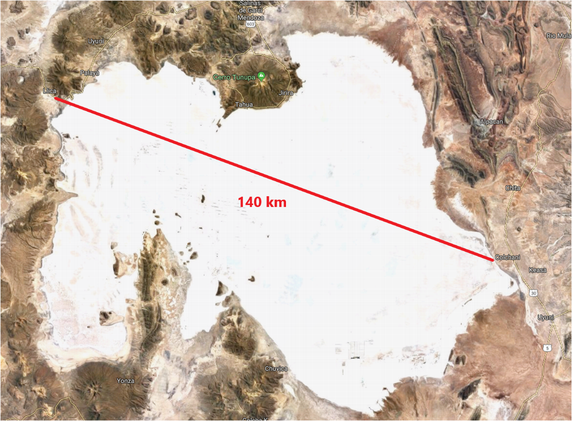 Traversée du Salar d'Uyuni en Bolivie, 140 km de marche en solitaire de Colchani à Llica