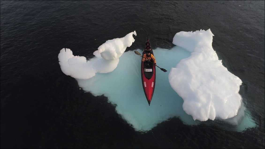 Kayak de mer au Groenland, la côte est sauvage