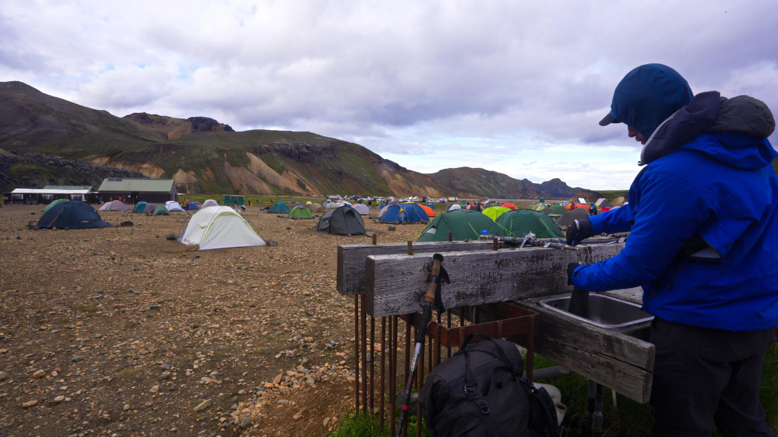 camp du Landmannalaugar.
Photo : Alex Godard